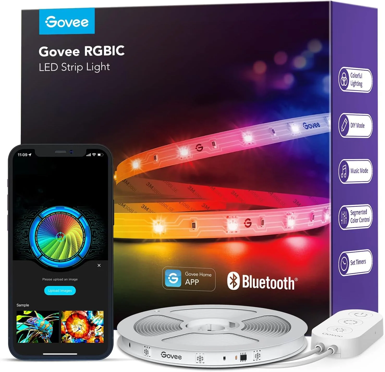 Govee RGBIC 16.4ft LED Strip Lights 
