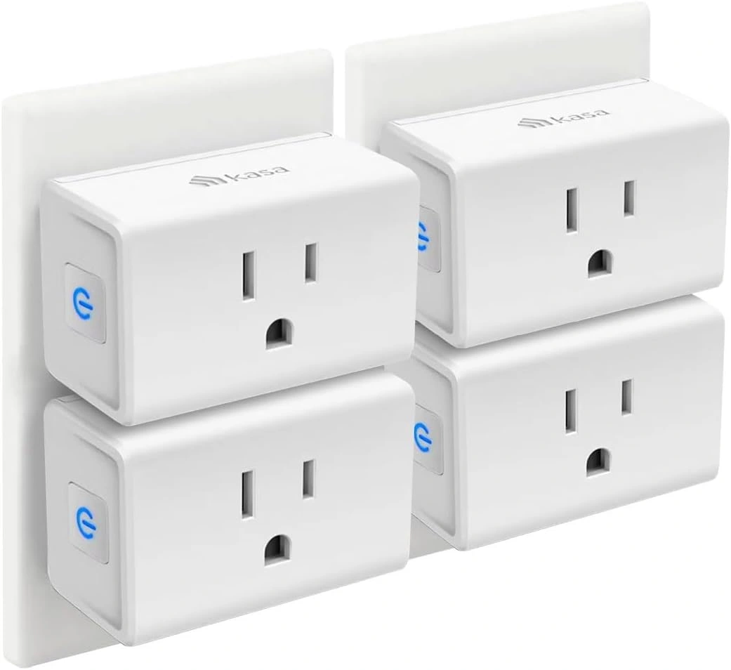 Kasa Smart Plug Mini 15A 4-Pack, Smart Home Wi-Fi Outlet Works with Alexa and Google Home